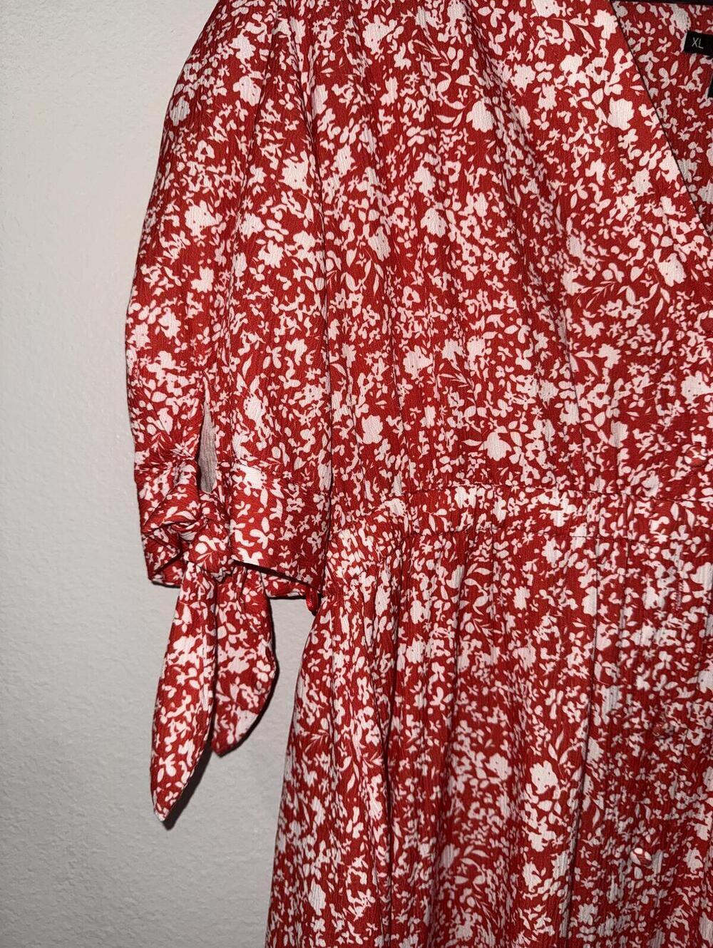 Red Zippi Maternity Dress | soon maternity | XL - Picture 6 of 7